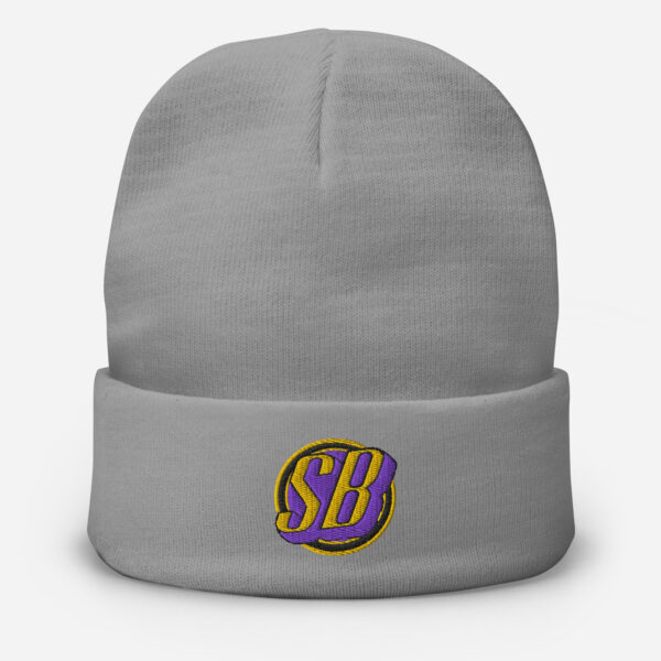 SB Embroidered Beanie - Image 3