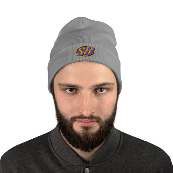 SB Embroidered Beanie - Image 4