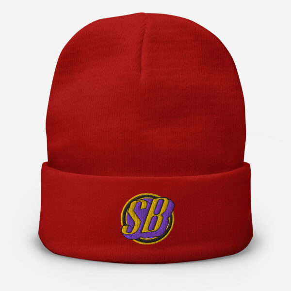 SB Embroidered Beanie - Image 2